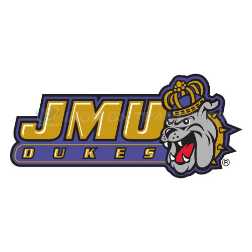 James Madison Dukes Logo T-shirts Iron On Transfers N4694 - Click Image to Close